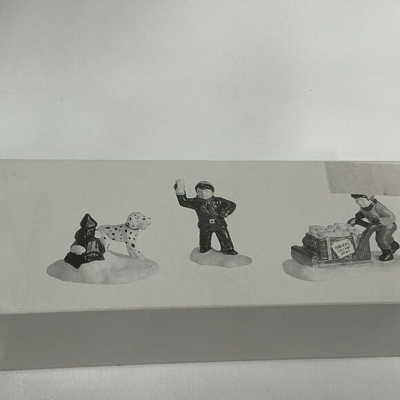 "EARLY MORNING DELIVERY" DEPT 56 THE SNOW VILLAGE #5431-3 - Picture 1 of 13